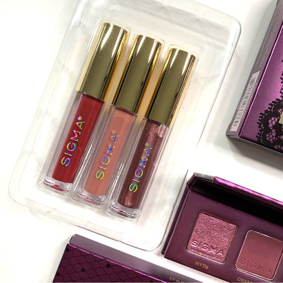 SIGMA BEAUTY “MAGNIFIQUE” Eyeshadow Palette + “ADORED” LIP SET BUNDLE - Picture 4 of 4